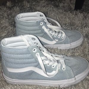 Womems chambray vans sk8 7.5